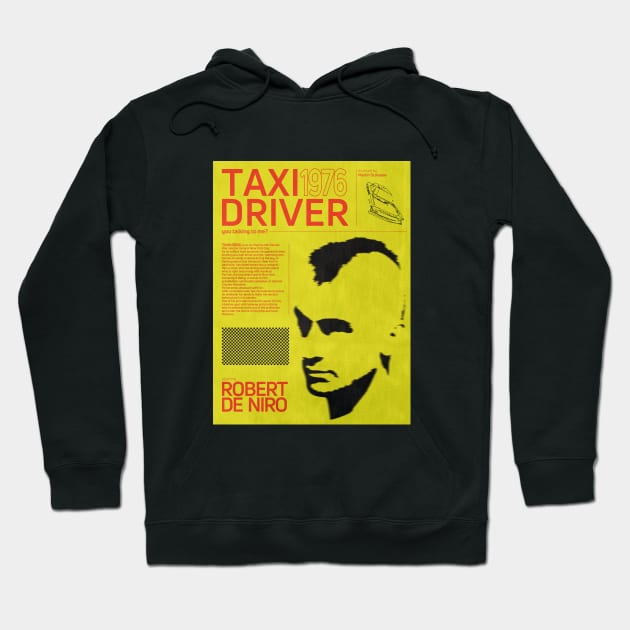 Taxi Driver by Martin Scorsese Hoodie by Paskwaleeno